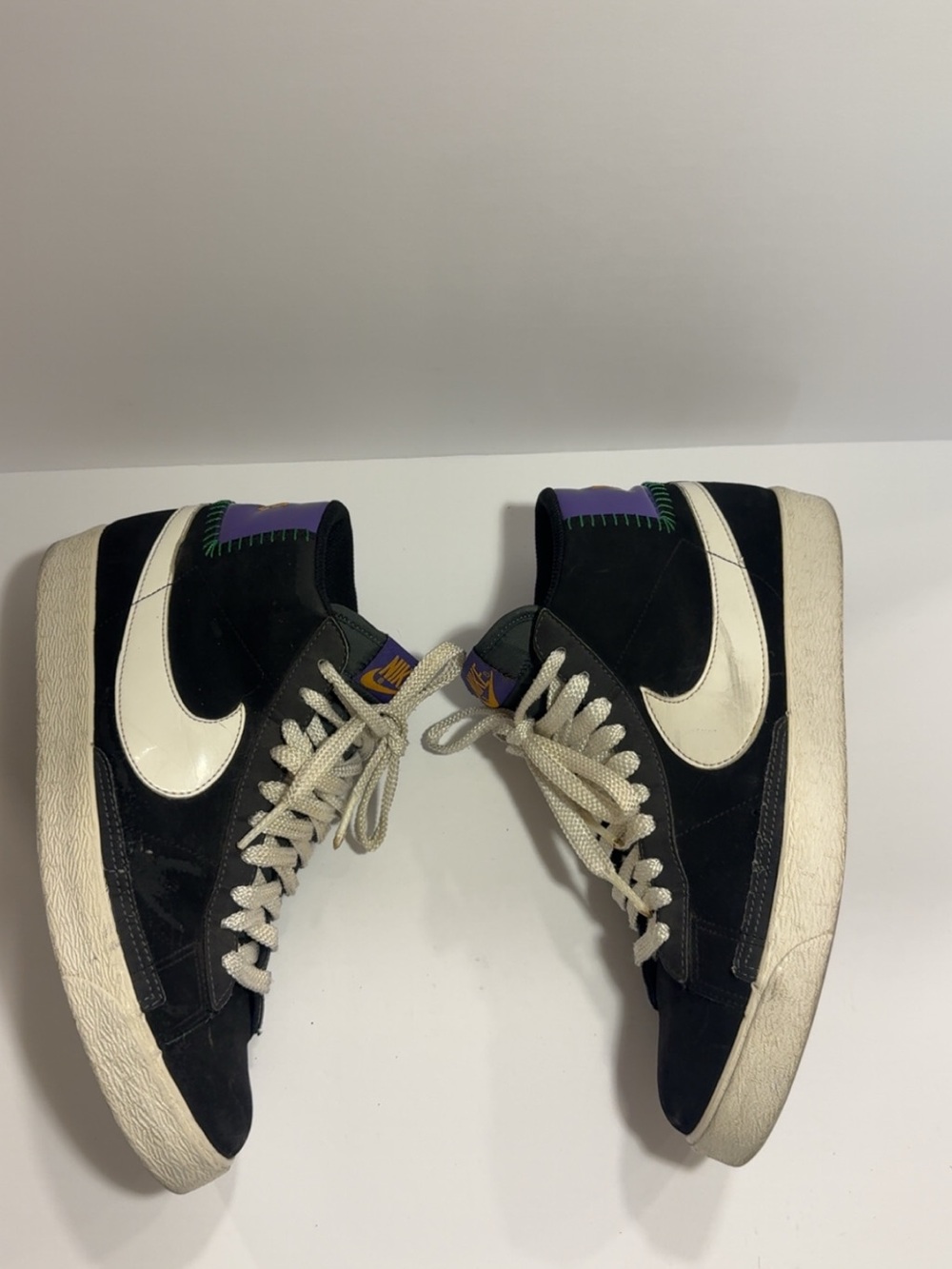 Nike Blazer Mid Women’s Size 10 Black White High Top Sneakers Casual Shoes